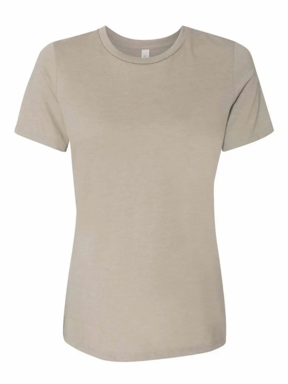 BELLA + CANVAS Women’s Relaxed Fit Heather CVC Tee- 6400CVC, Heather Stone